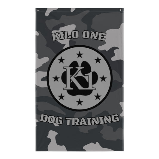 K1 Black Camo Flag