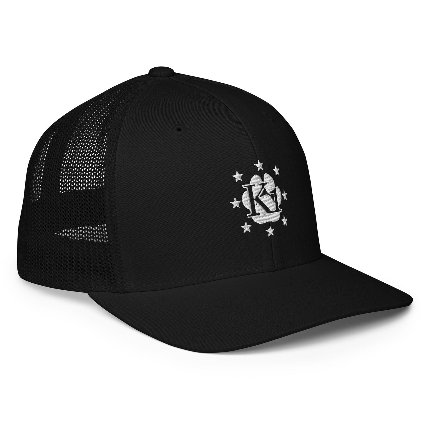 K1 White Logo Trucker Cap