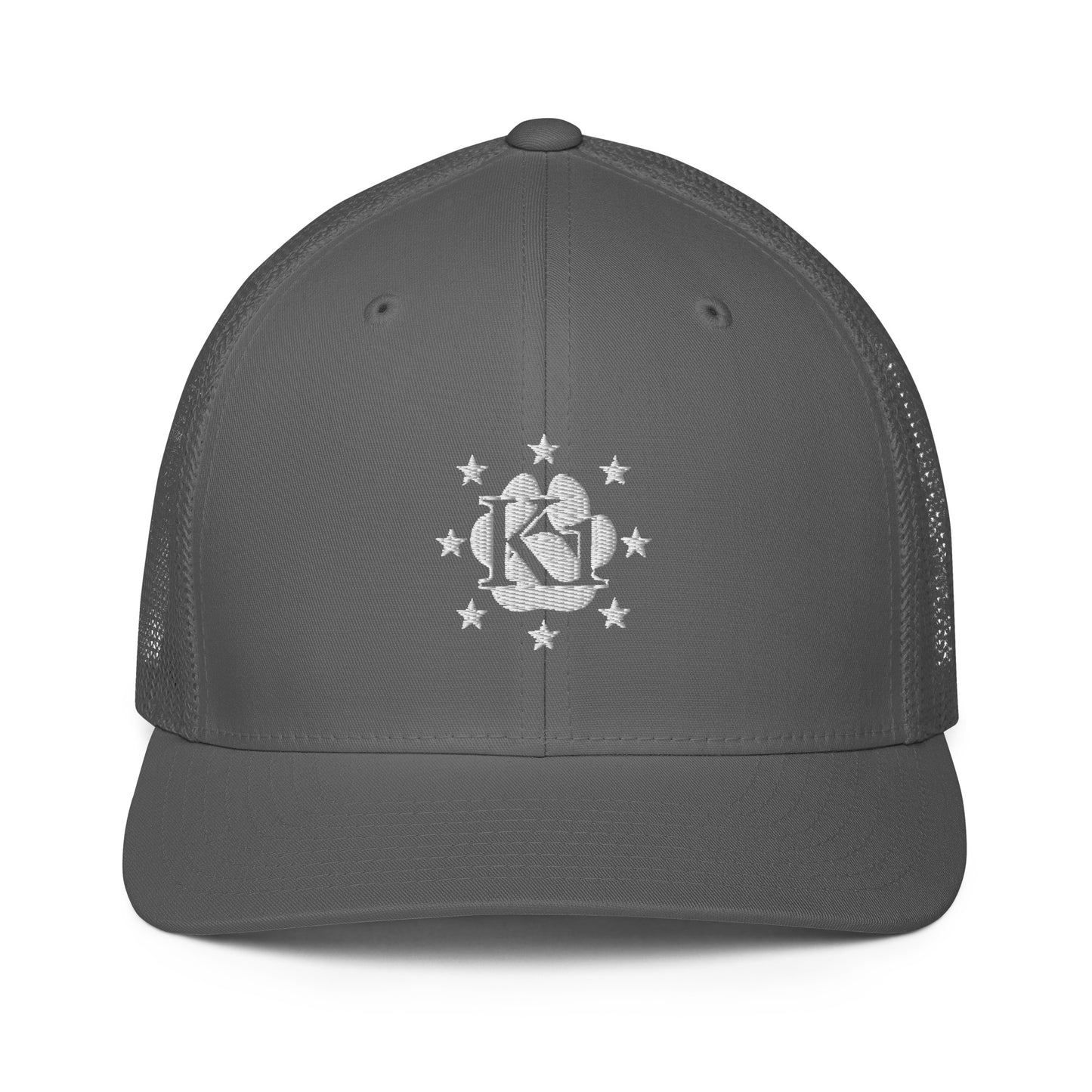 K1 White Logo Trucker Cap