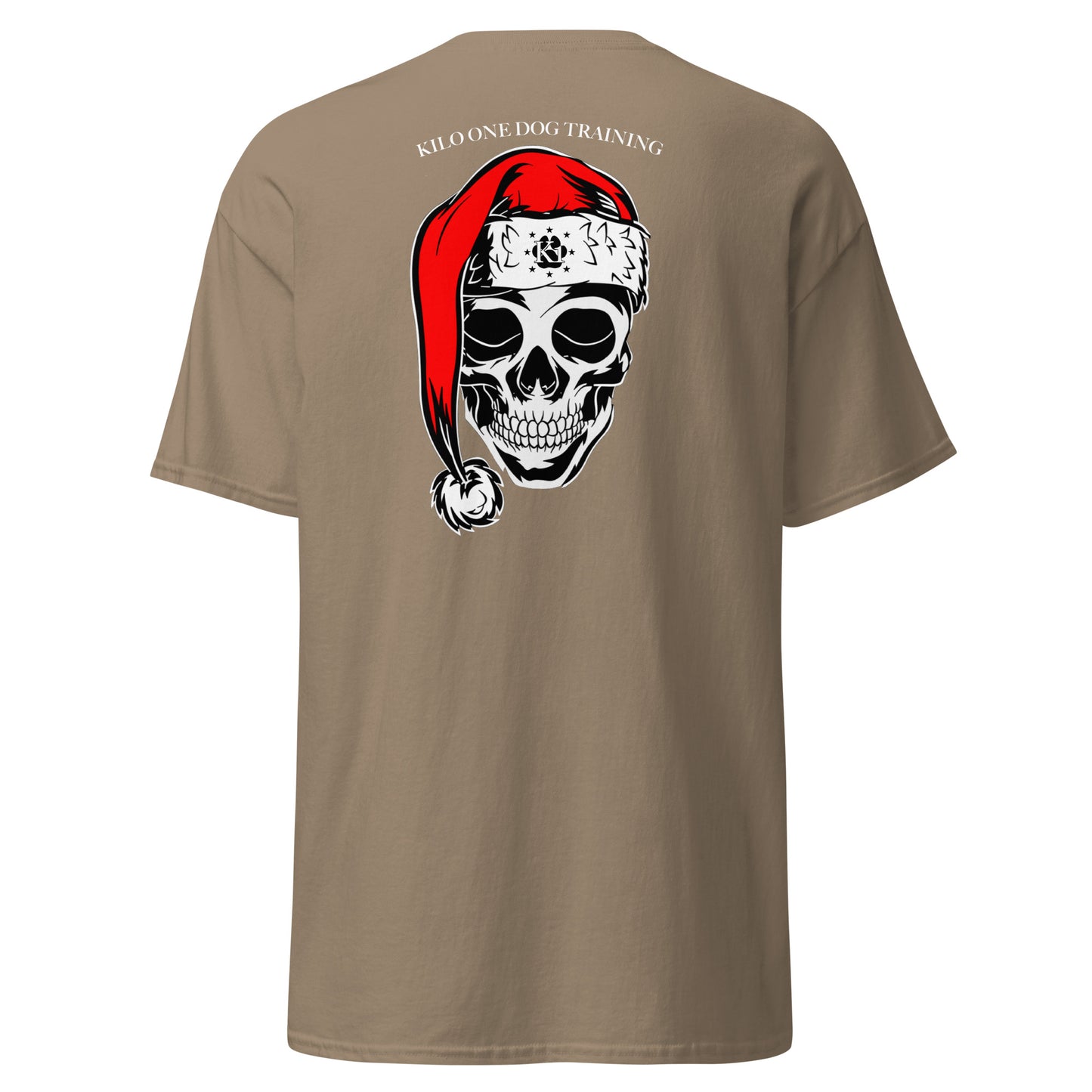 K1 Santa Skull Brown T-Shirt