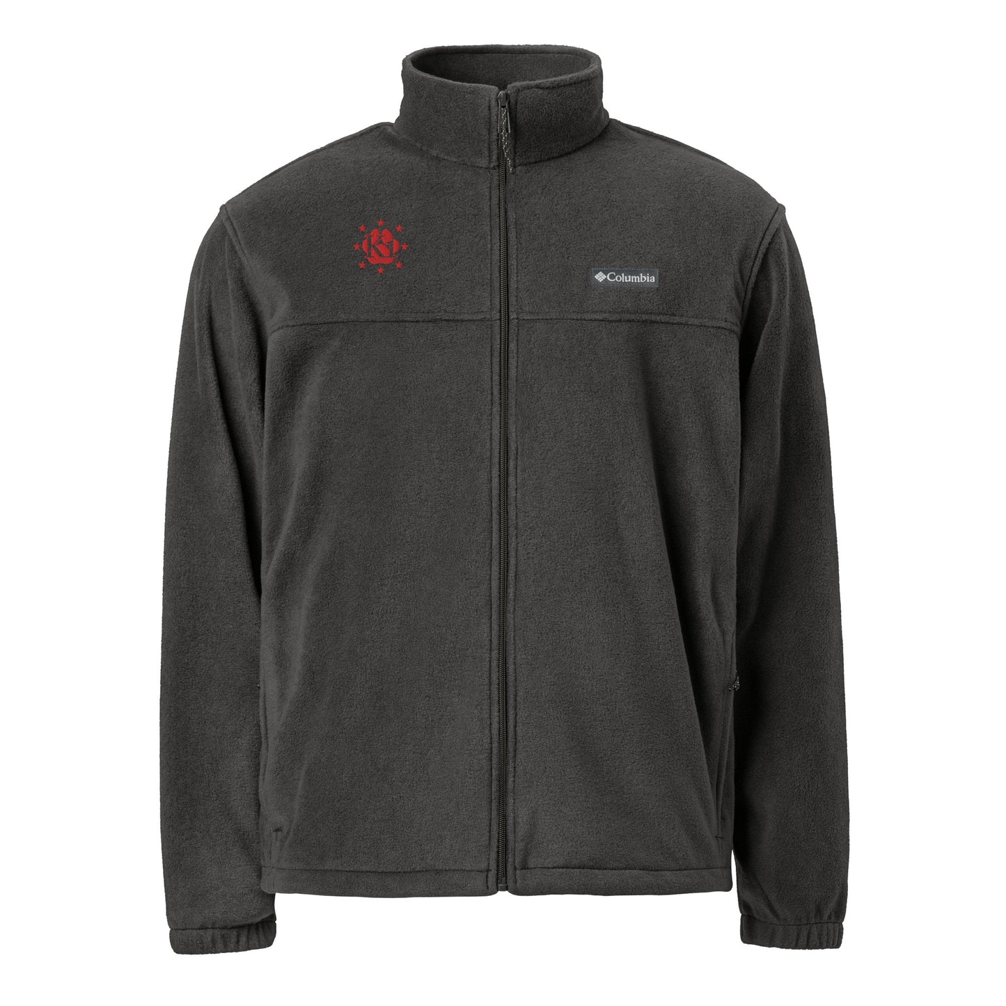 K1 Red Logo Columbia Fleece Jacket