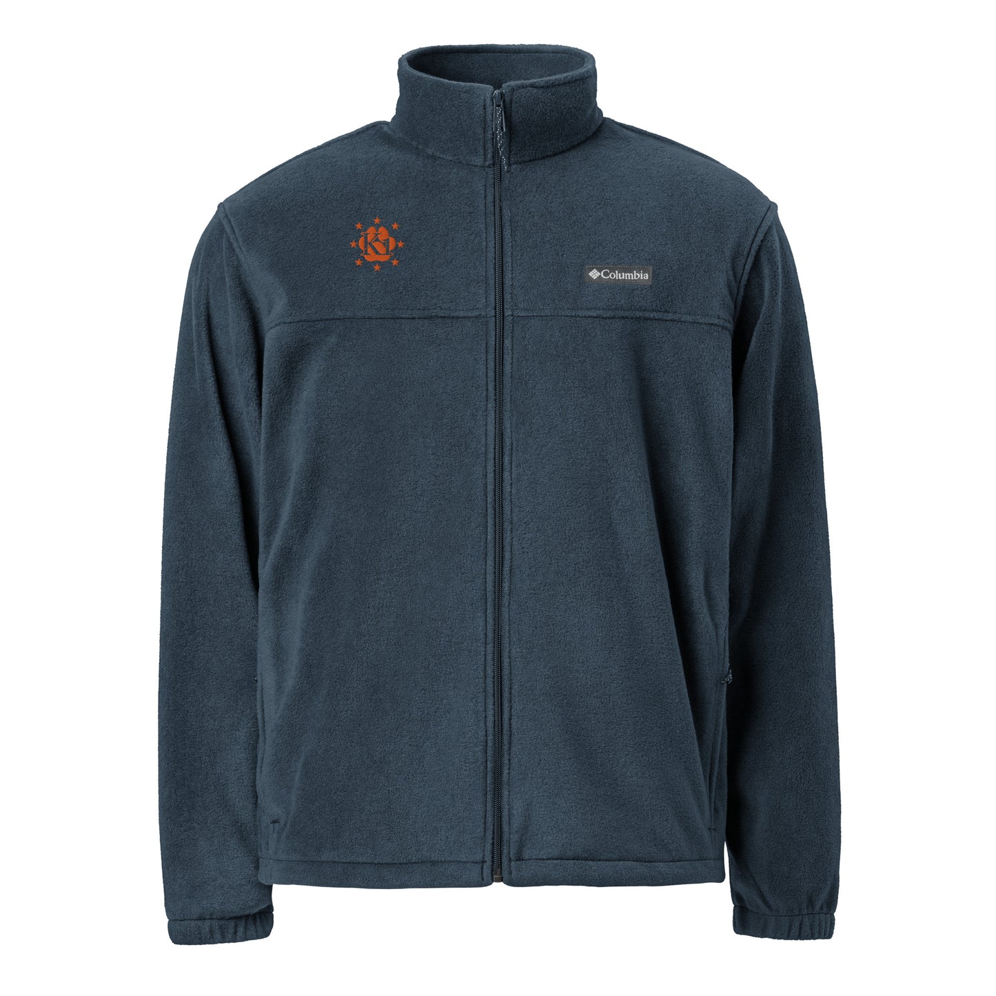 K1 Orange Logo Columbia Fleece Jacket